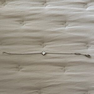 Van Cleef & Arpels Silver Clover Bracelet